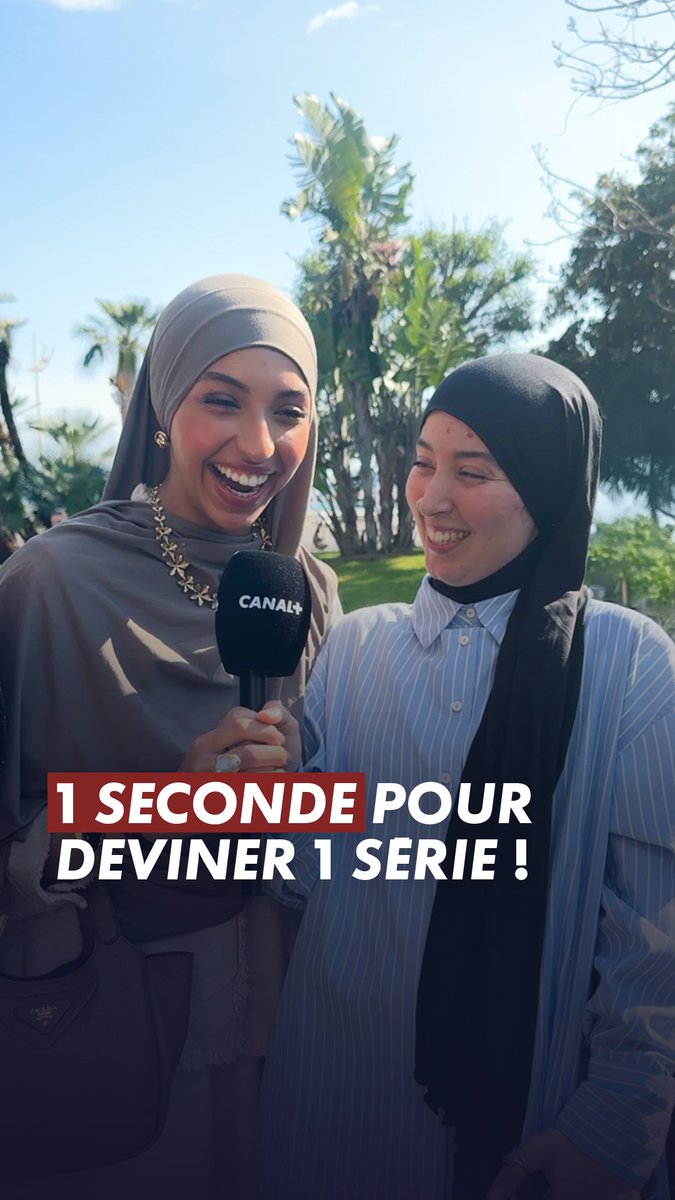 1 seconde pour trouver la série. On est tombé sur un duo beaucoup trop fort 💪 #CANNESERIES