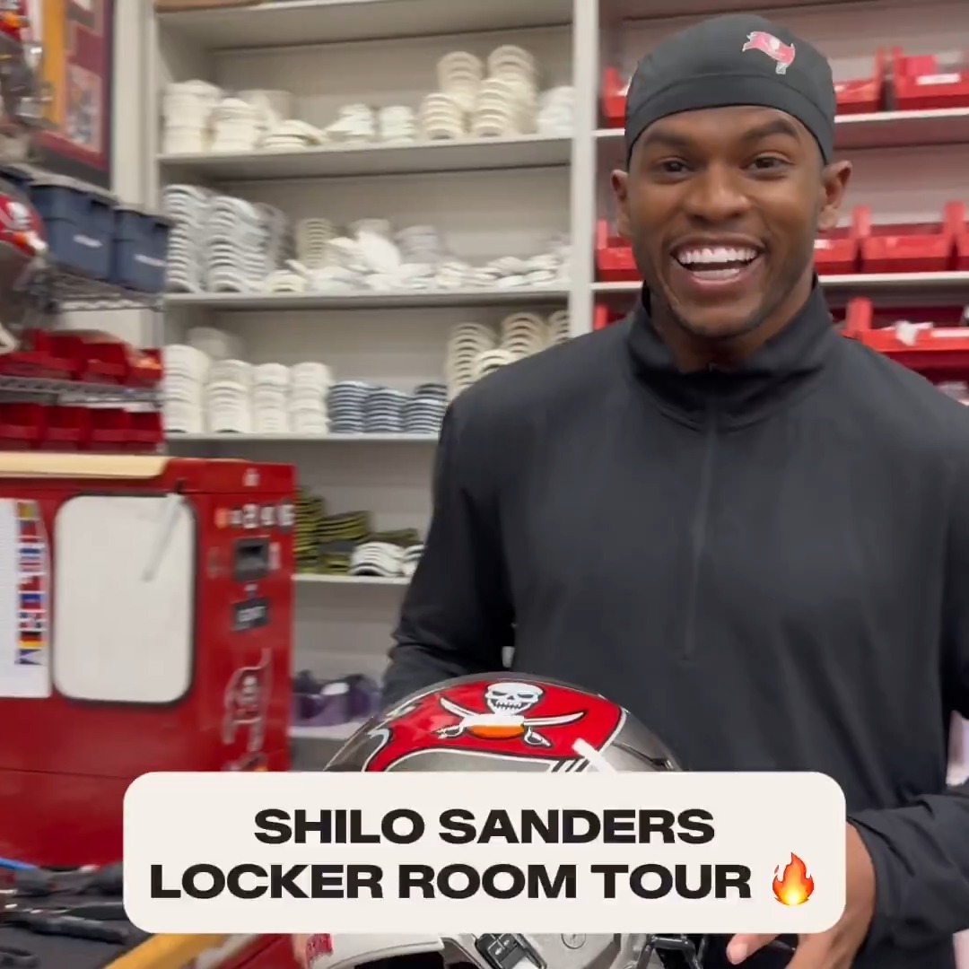 Shilo Sanders Buccaneers Locker Room Tour 😂🔥