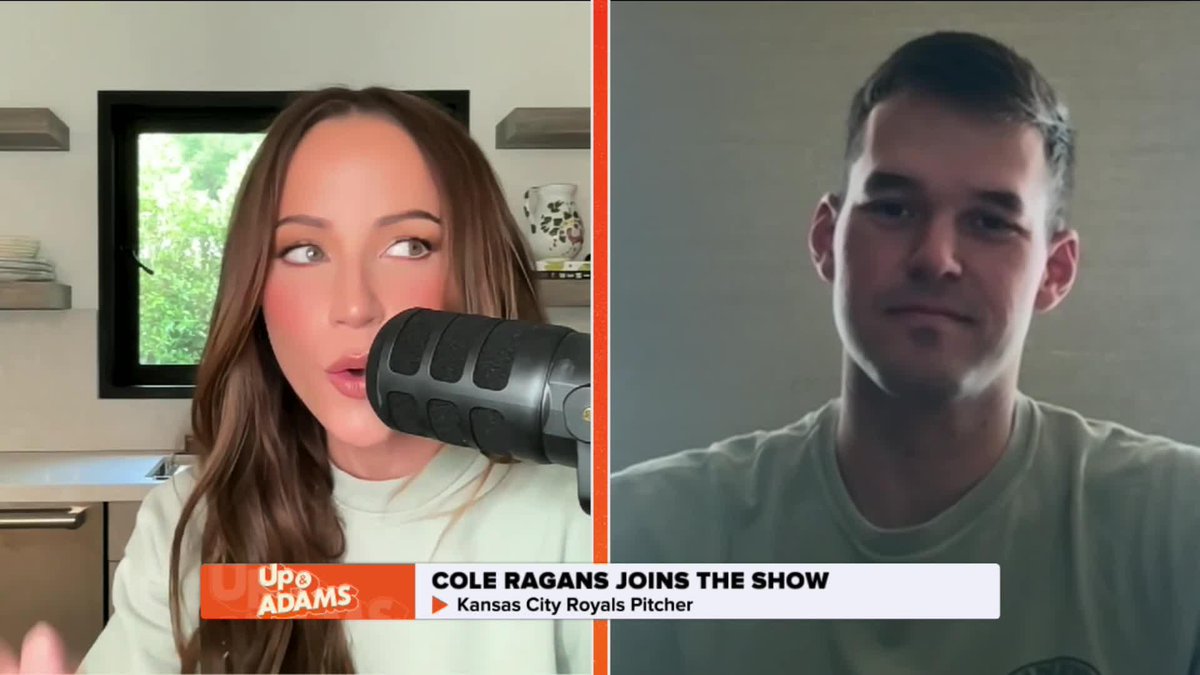 Cole Ragans was almost SPEECHLESS talking about how good Bobby Witt Jr. is on the baseball field. 🥲 Kay Adams | Bobby Witt Jr | Kansas City Royals