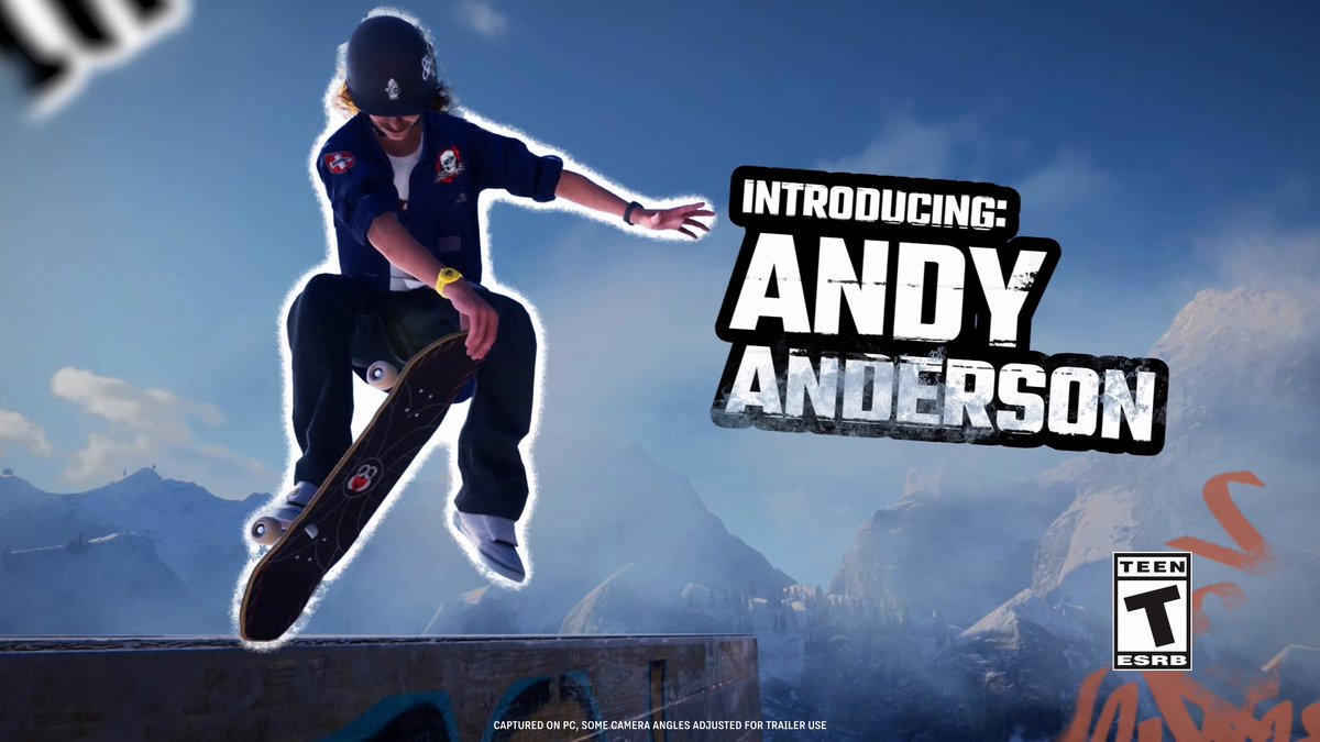 NEW (Secret) SKATER ALERT! #AndyAnderson joins the Pros as a Secret Skater in Tony Hawk's Pro Skater 3 + 4, available July 11!