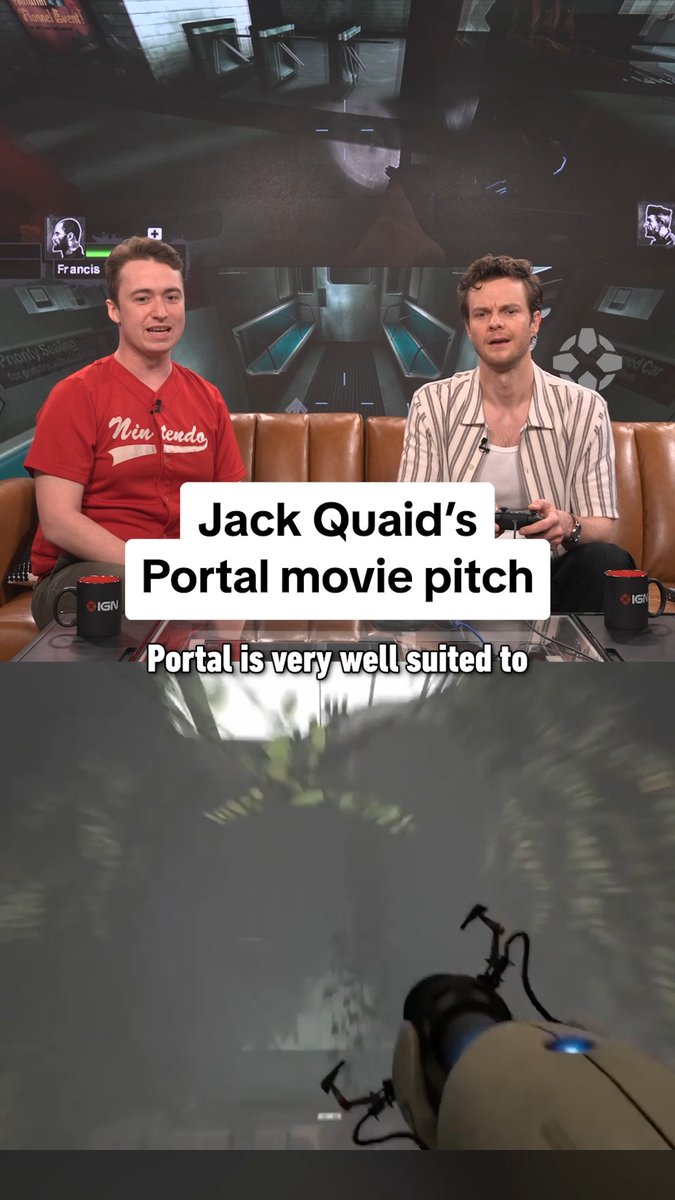 Novocaine star Jack Quaid stopped by to chat and play some games, and he gave us his pitch for making a Portal movie. Presented by Paramount+