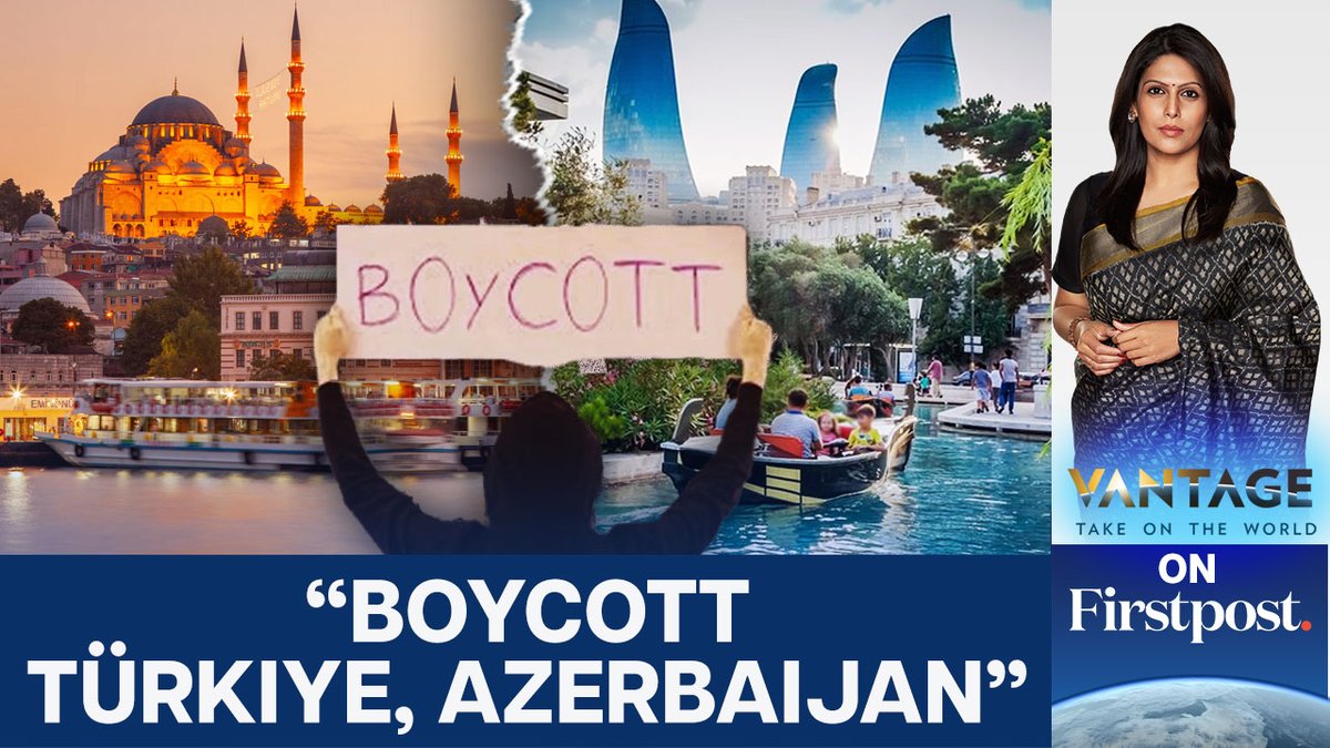 #VantageOnFirsrtpost: Amid tensions between India and Pakistan, many Indian social media users are calling for a boycott of Türkiye and Azerbaijan after both nations condemned India’s retaliatory strikes on Pakistan. Palki Sharma tells you more.