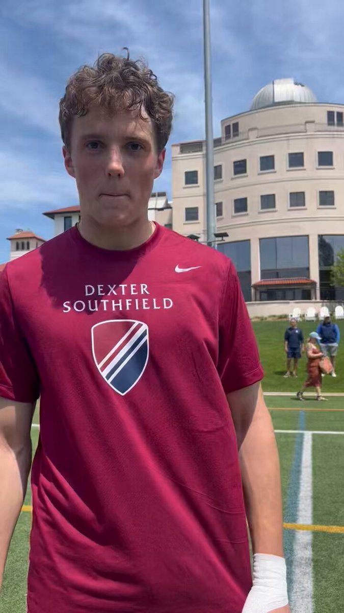2026 WR Charlie Hanafin talks about Dexter Southfield Football Show Day on Tuesday Dexter Southfield Athletics New England Football Journal ® 🏈 Casey Day
