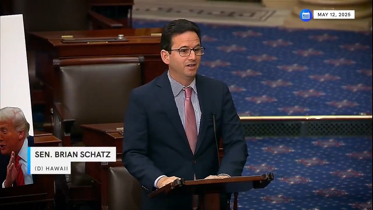“A president should not take a $400 million gift from a foreign country.” “What people will now see is the most powerful man on Earth flying around in a plane paid for by a foreign government. It's disgusting. It's wildly corrupt.” Senator Brian Schatz