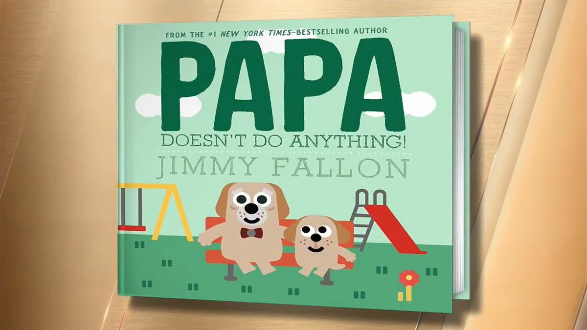 The hilarious @JimmyFallon tells us the inspiration behind his latest children's book, 'Papa Doesn't Do Anything!'