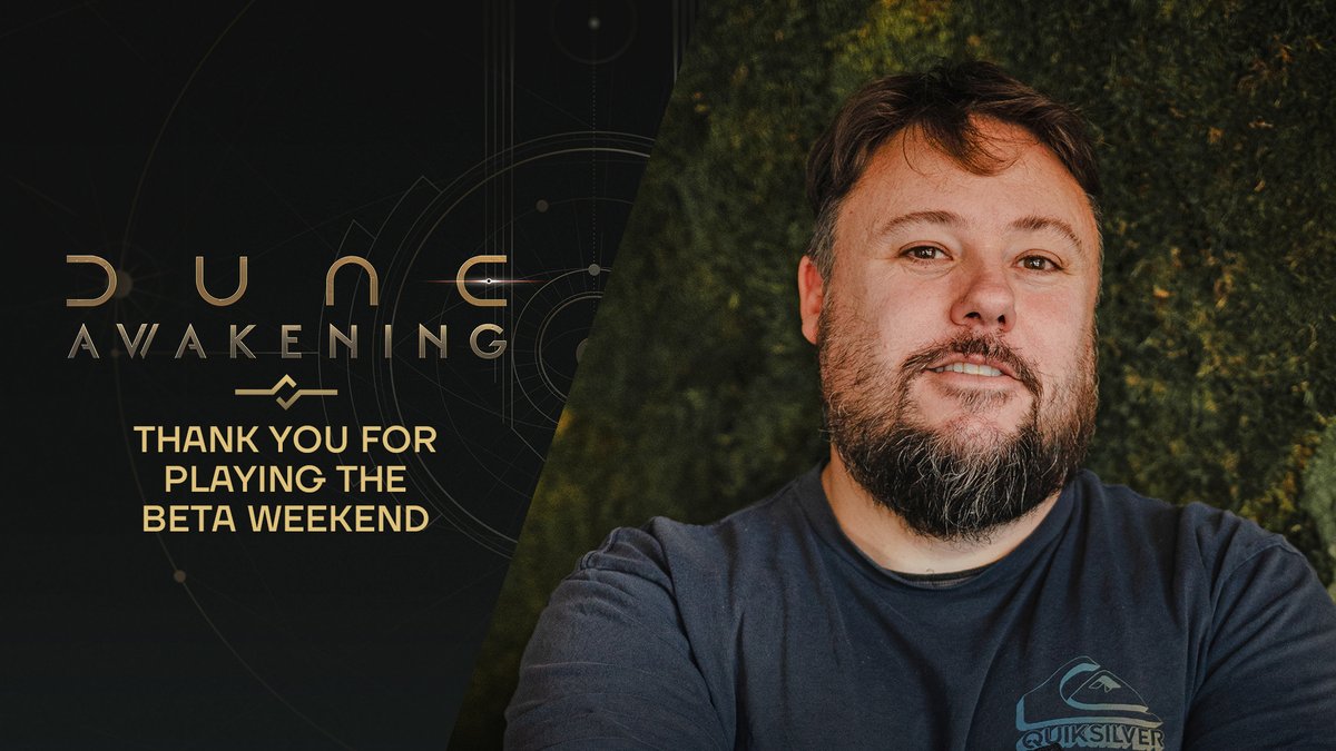 Thank you for playing the #DuneAwakening Beta Weekend! It was a thrill to see so many of you take your first steps on Arrakis. We expect launch to run even smoother thanks to player feedback and everything learned. We look forward to welcoming you back to Arrakis on June 10!