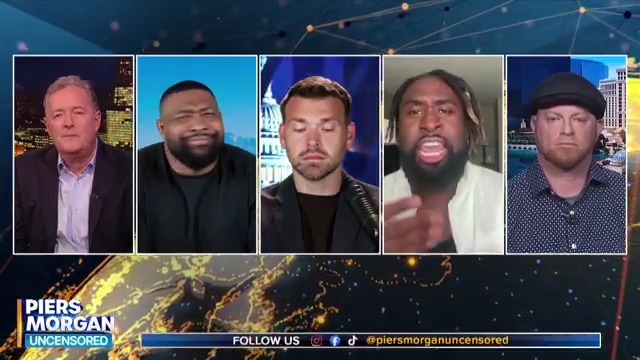 'There's a difference between a hard r and a soft a....' Kaizen Asiedu discusses the use of the N-word. Watch the full debate 👇 📺 Piers Morgan | Kaizen D. Asiedu | Brandon Tatum