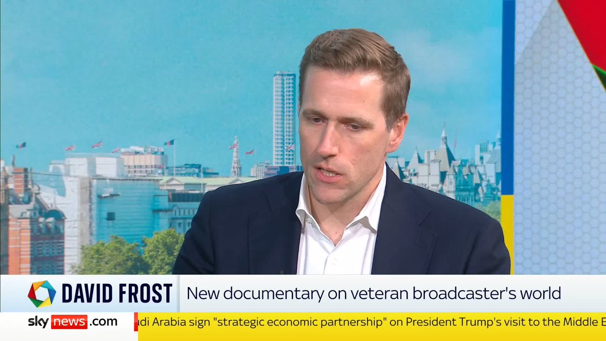 'Dad gambled it all to get this interview.' Wilfred Frost speaks about the new Sky documentary 'David Frost vs...' which is about his late father, who was a broadcaster. He speaks about his father's interview with the former US president Richard Nixon that cost $600,000.