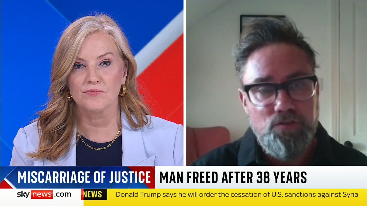'This case could have been gripped and overturned a lot earlier.' Journalist and Criminology Lecturer at Brighton University Jon Robins calling it a “shocking miscarriage of justice” after Peter Sullivan’s murder conviction was quashed 38 years on.
