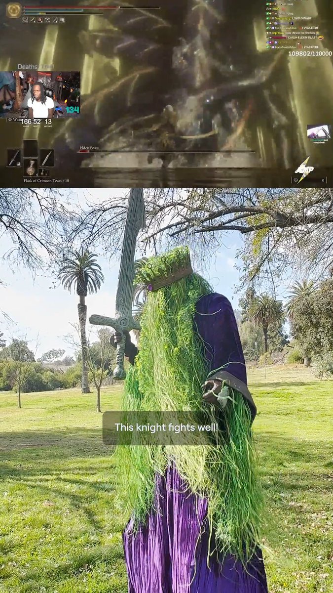 Grass Lord reacts to 🗡️ and virtual 🌱
