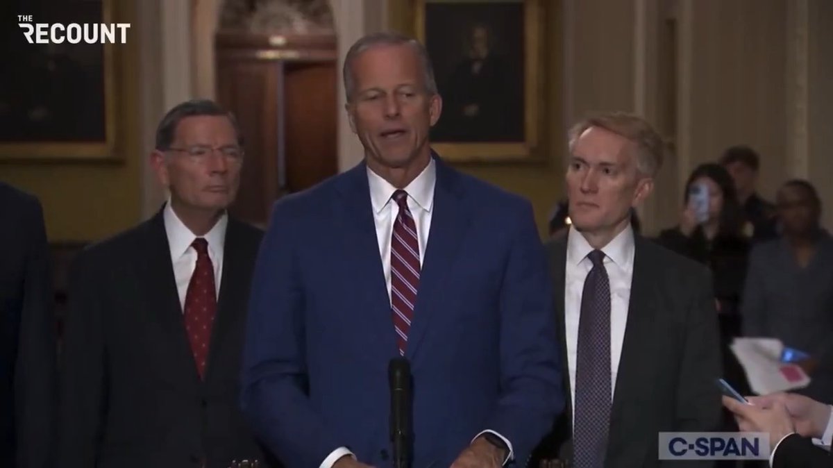 Senate Majority Leader John Thune on the Qatar plane gift to Trump: “There are lots of lots of issues around that that I think will attract very serious questions if and when it happens.”