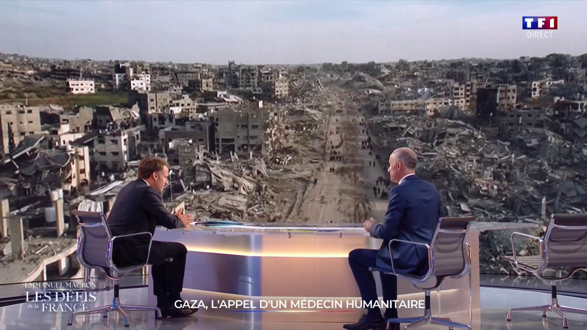 🗣️ Gaza : "ce que fait aujourd'hui le gouvernement de Benyamin Netanyahou est inacceptable" dénonce Emmanuel Macron ▶️ Emmanuel Macron - Les défis de la France