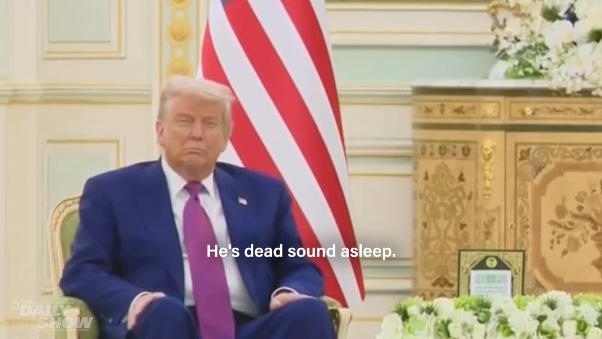 Who the hell sleeps in front of the media??