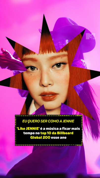A JENNIE venceu muito, né??? AVISA!!!!! 💅😮💨💋💖 #MTVMúsica #JENNIE