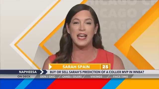 Sarah Spain buys or sells Sarah Spain ๐คฏ Sarah Spain defends her take that Napheesa Collier will be the 2025 WNBA MVP.