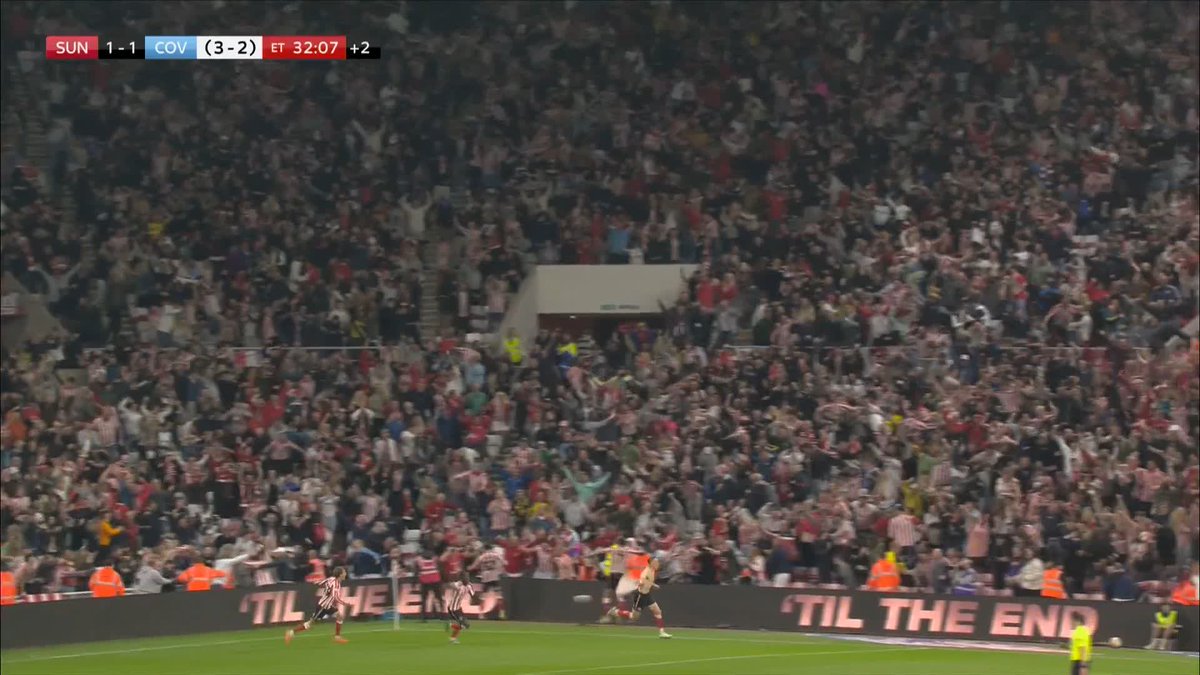 Sunderland are on their way to Wembley!! 🤩