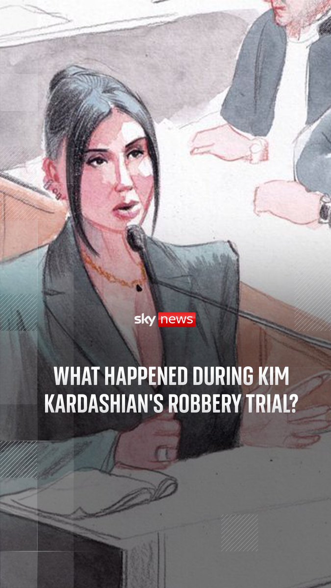 What happened during Kim Kardashian's robbery trial? The media personality had to relive the trauma of her 2016 robbery in Paris. Sky's Katie Spencer explains.