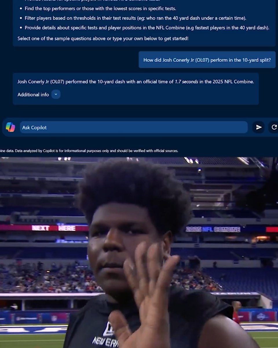 wait 'til Josh(ua) Conerly Jr's shoutout at the end 🥹 Microsoft | #RaiseHail