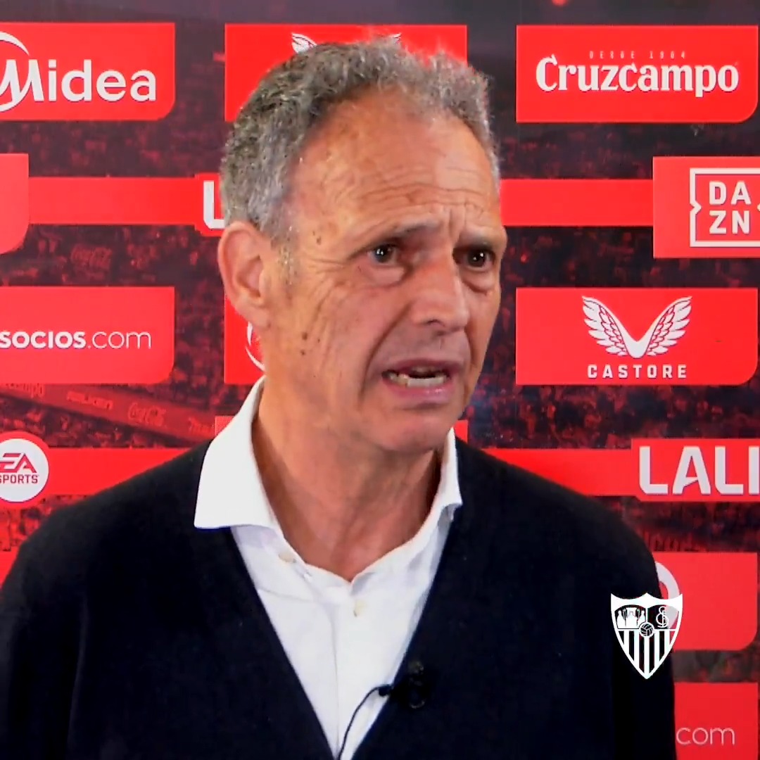 🗣️ Joaquín Caparrós: "Me quito el sombrero con nuestra afición" 🎩 #SevillaFCLasPalmas #WeareSevilla