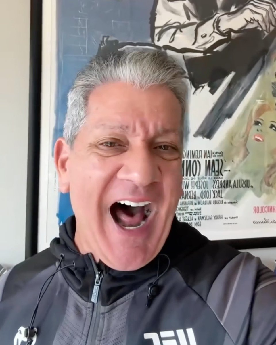 If Bruce Buffer says it, you KNOW it’s official — WE'RE GOING TO VEGAS BABY!!!!!! 💙🤍