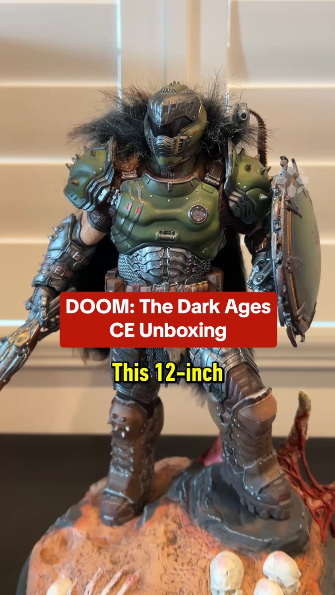 DOOM: The Dark Ages Collector's Edition has a customizable Doom Slayer statue and replica Blood-Red Keycard!