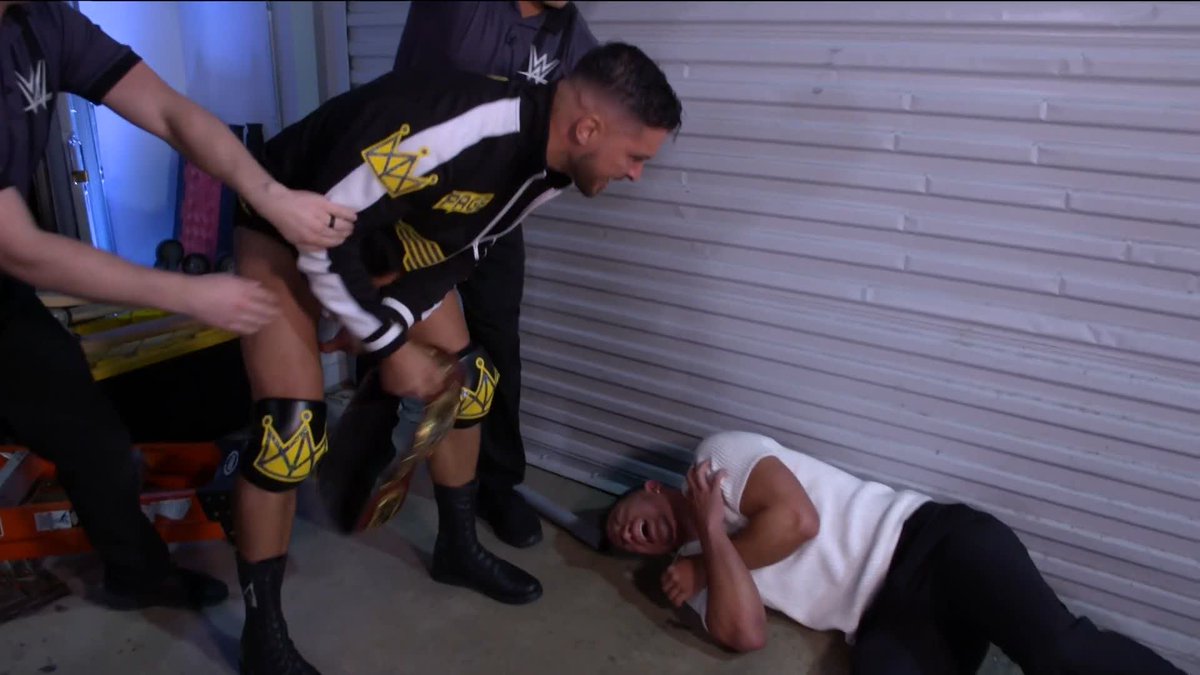 "I told you we'd pick this up later, Ricky. It's later!" “All Ego” Ethan Page just attacked Ricky Saints 😱 #WWENXT