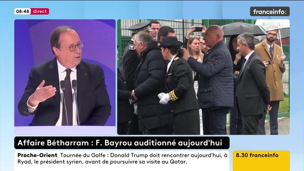 🔴 Bétharram - F. Bayrou ➡️ "Il n'a pas eu les mots qui convenaient devant l'AN et devant le pays tout entier. Les premiers mots qu'il a prononcés étaient qu'il ne savait rien. Ce n'était pas forcément ce qu'on lui demandait à ce moment-là", dit François Hollande.