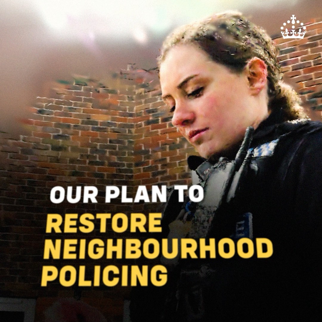 No empty words, no false promises – our Plan for Change is making towns and cities safer.
