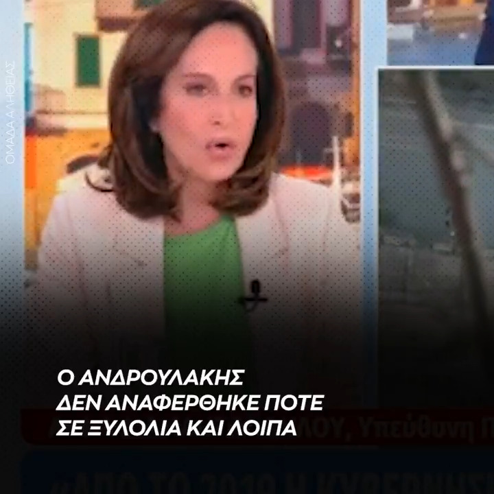 Η γραμμή είναι ότι ο Ανδρουλάκης δεν μίλησε ποτέ για "ξυλόλια και λοιπά". Πρόταση μομφής έκανε ο σωσίας του.