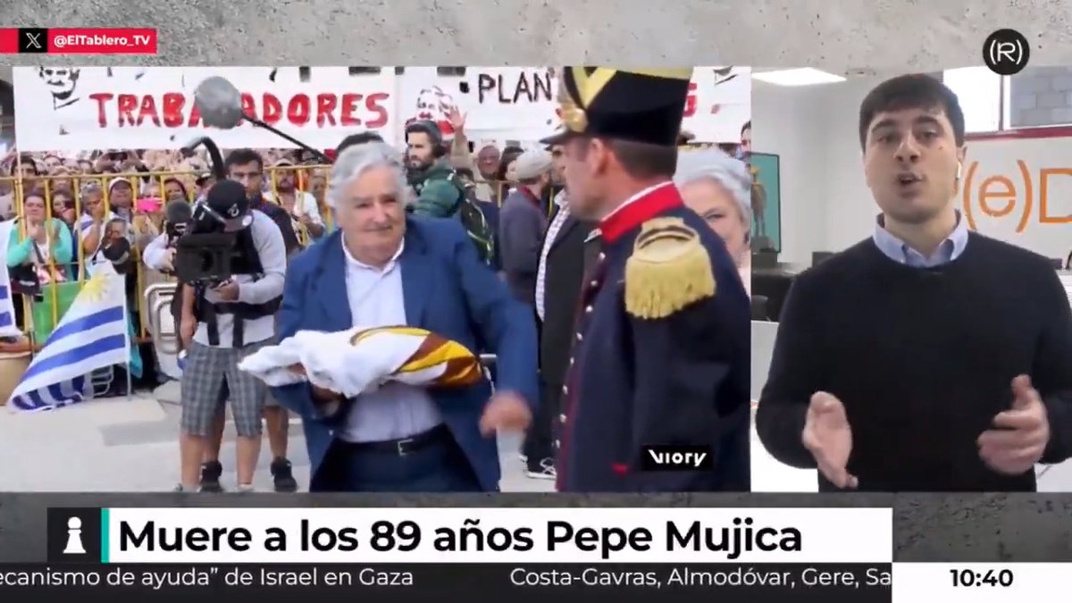 🇺🇾 "Pepe Mujica nos enseñó que la política no puede ni debe ser una cuestión de élites, que no puede ni debe ser una discusión académica y que no sirve de nada si no se utiliza para cambiar la realidad" Ignacio Reyes 👇🏽 📺 EL TABLERO |