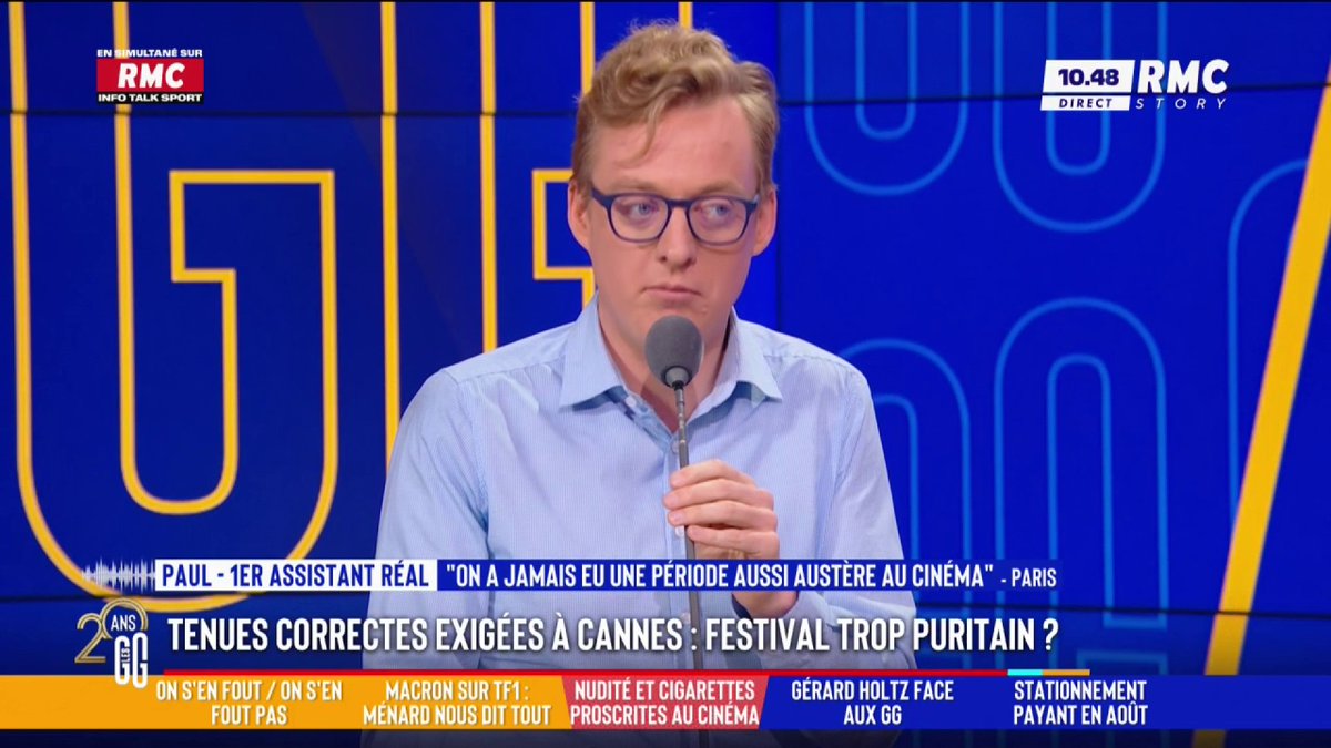 🚬 Apologie de la cigarette dans les films ? 📞 Paul, assistant réal : "On n'a jamais aussi peu fumé au cinéma. Avant, on faisait des nuanciers de cigarettes. Maintenant, celui qui a la cigarette, c'est le gars torturé ou le méchant." #GGRMC