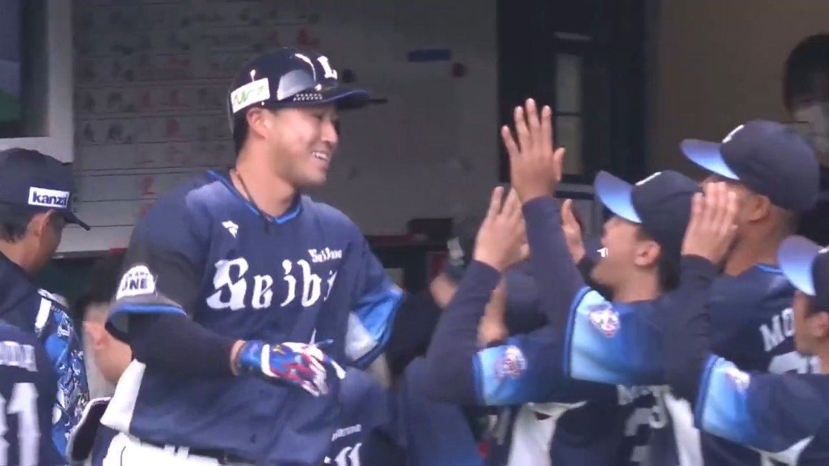 #渡部聖弥 選手がプロ初本塁打を放ち先制！ 初球を捉えた一発で、チームを勢いづけます！ #埼玉西武ライオンズ #seibulions #ALLONE