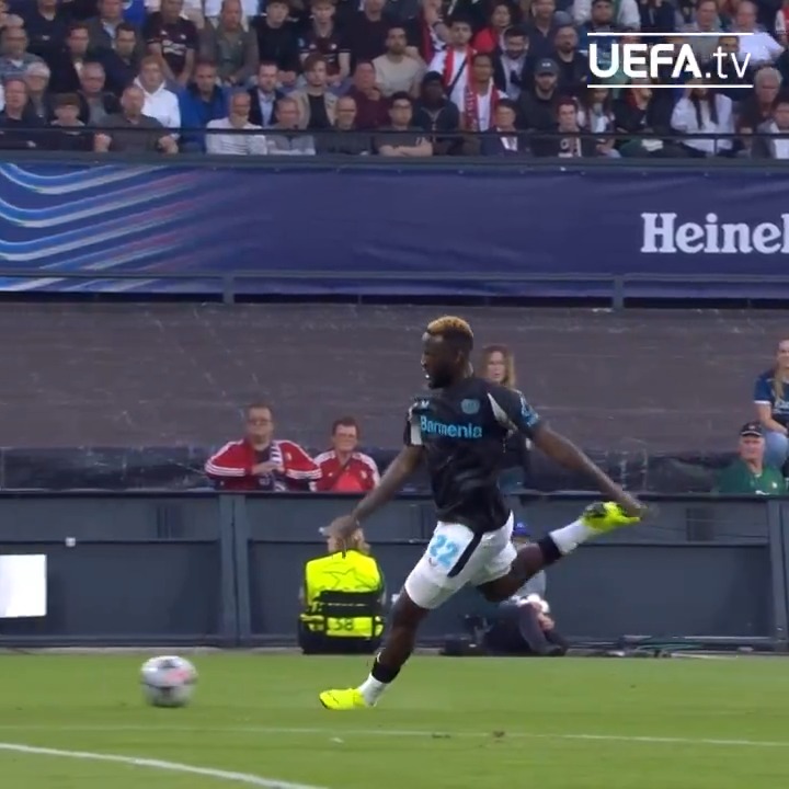 The confidence from Boniface 😮‍💨 #UCL