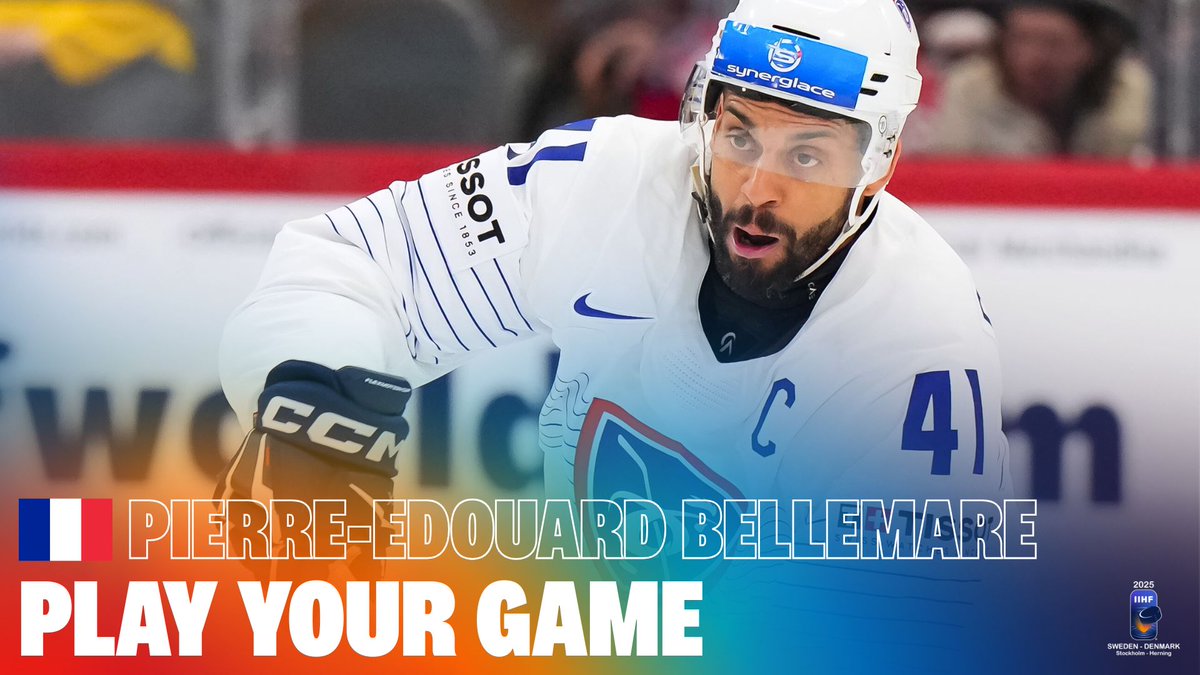 Continuing to learn and grow everyday... that's Pierre-Edouard Bellemare philosophy on and off the ice 🏒 #MensWorlds