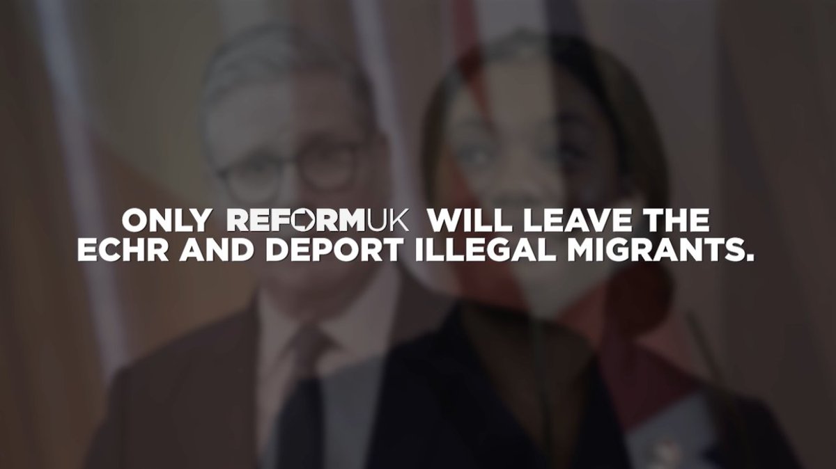 Only Reform UK will freeze immigration, deport illegal migrants and regain control of our borders.