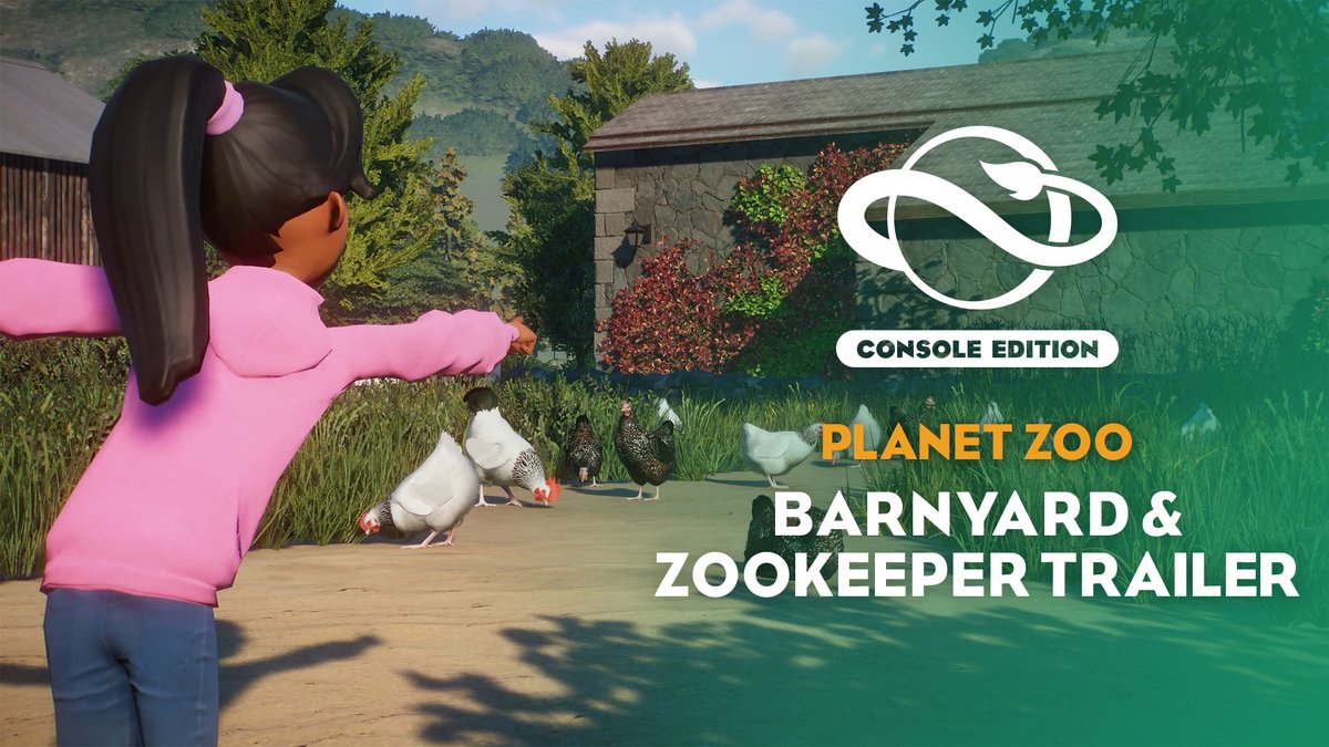 🐖 Featuring 14 incredible new animals, over 155 fantastic new scenery pieces and 2 exciting new campaign scenarios! 🐔 Planet Zoo: Console Edition Barnyard and Zookeepers bundle is available now! 🔗