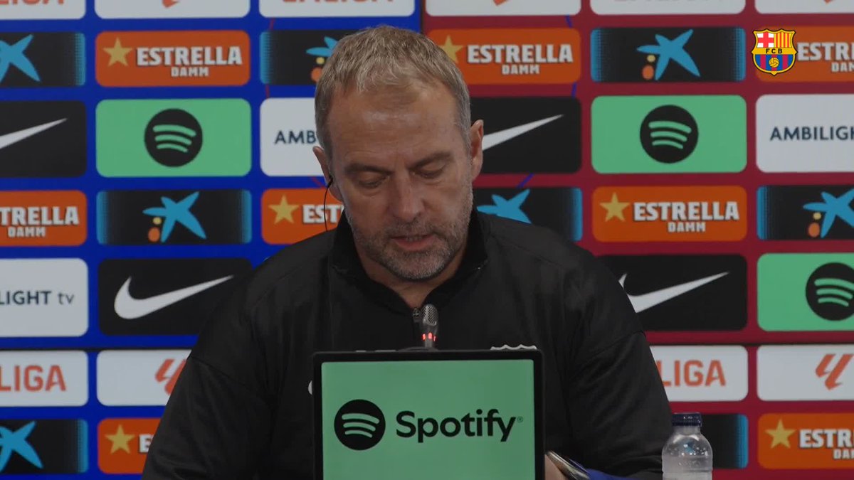 🎙️ HANSI FLICK: “It's a derby...they have a clear style...it must be clear from the beginning that we want the three points.” #EspanyolBarça