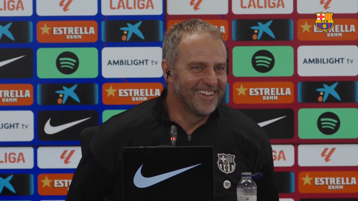🎙️ HANSI FLICK: “For us, the most important thing is to be focused on our match tomorrow.” #EspanyolBarça