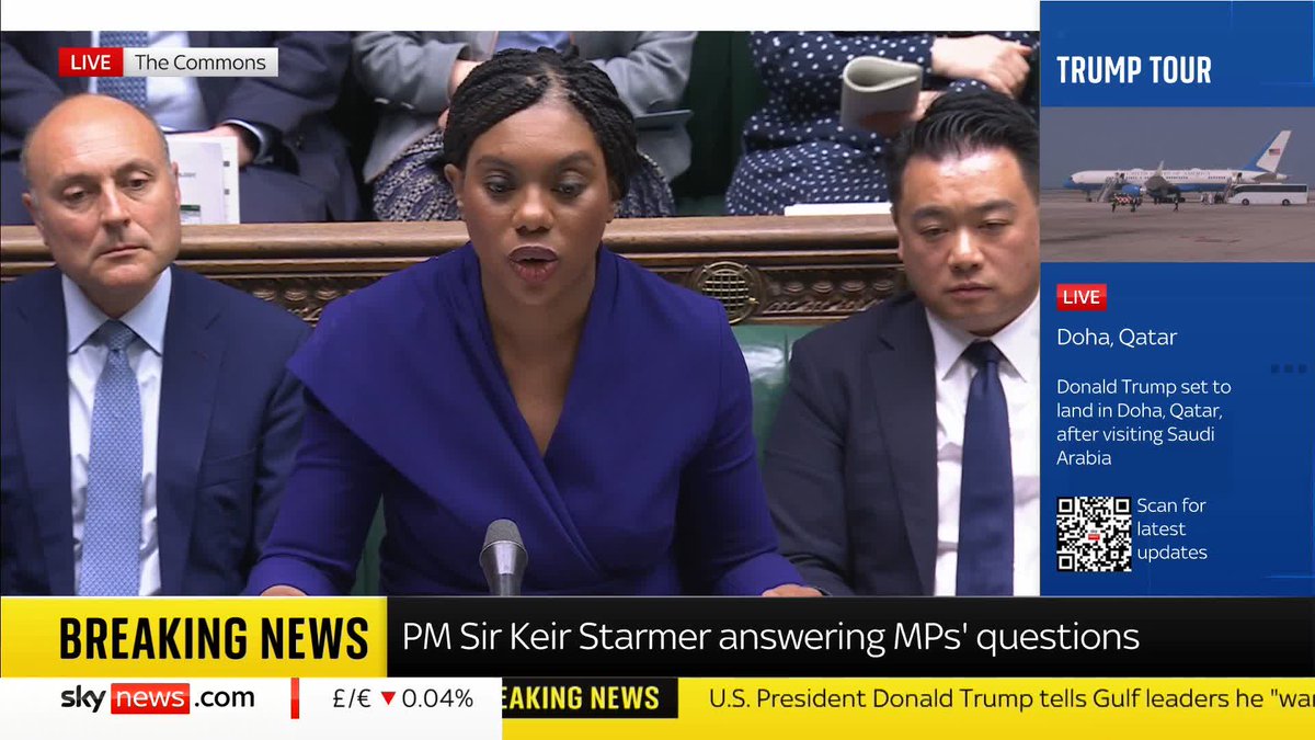 "This wasn't just on him, but on all of us and our democracy." Kemi Badenoch opens her questioning of the PM in the Commons by saying how how "horrified" she was to hear about the attack on his family home #PMQs 📺 Sky 501 and YouTube