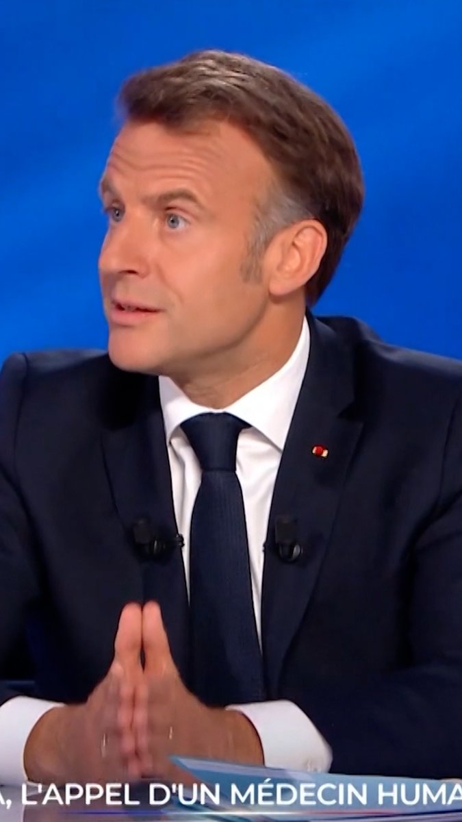 French President Emmanuel Macron has called Israeli Prime Minister Benjamin Netanyahu's Gaza measures a "disgrace."