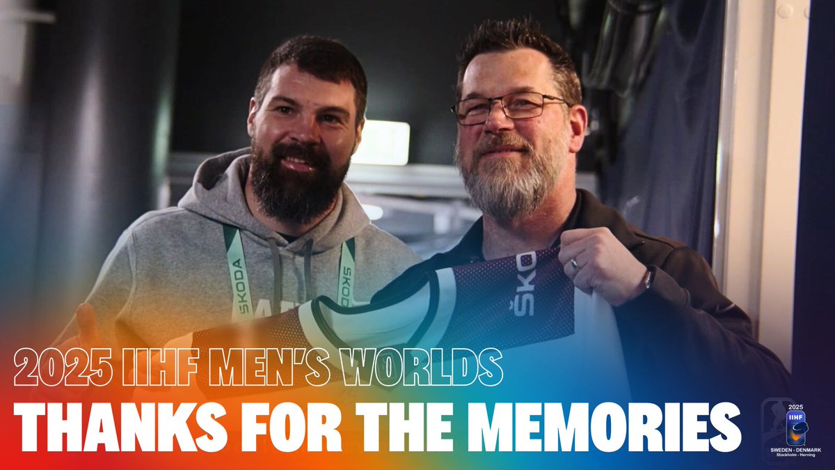 A very special reunion for two amazing people. 🫶 Get your tissues ready! 🥹 #MensWorlds #IIHF LV Hokeja federācija @iihfhockey