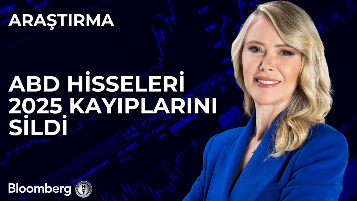📍 ABD hisseleri 2025 kayıplarını sildi. Bloomberg HT Araştırma Analisti Burcu Kıratlı (Burcu Kıratlı) aktardı.