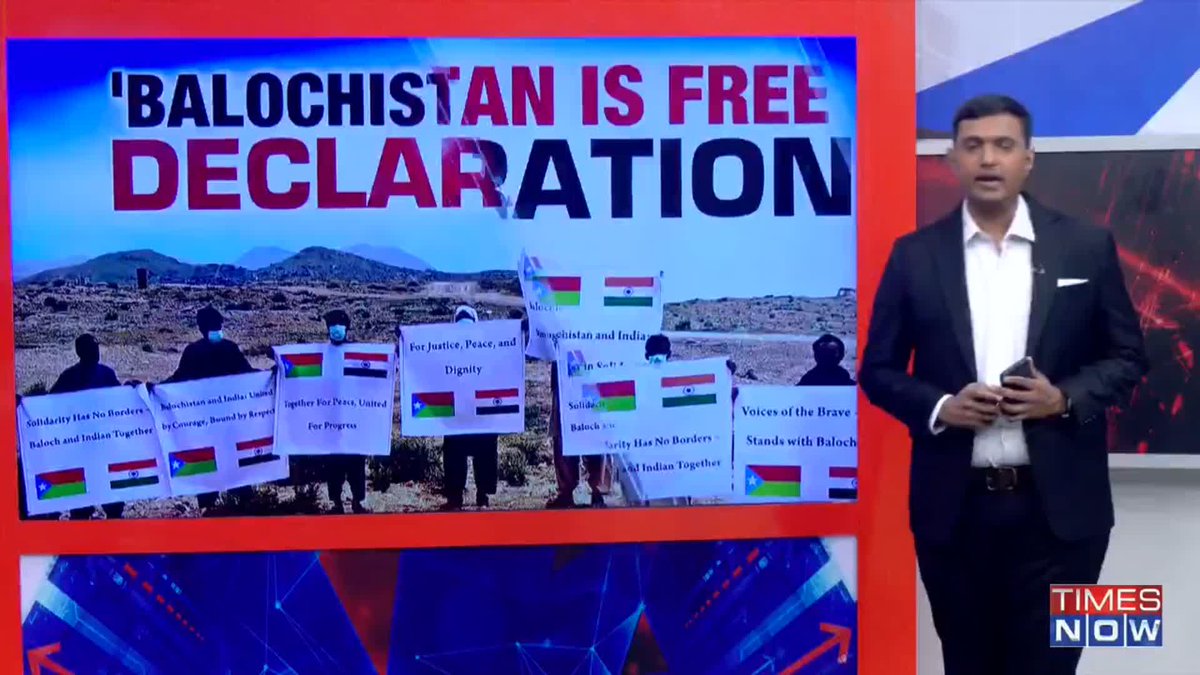 'Balochistan is Free' Declaration Demands that have been put forth by the people of Balochistan: Demand 1: Recognition of Independence Demand 2: Official embassy in Delhi Demand 3: Stop global funding to Pak Watch as Siddhartha Talya brings more details.