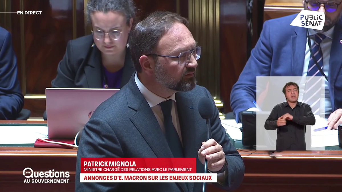 Emmanuel Macron sur TF1 : "Ce qui est ressorti hier soir de cette émission, c'est que le président de la République a une vision pour notre pays" Patrick Mignola #QAG