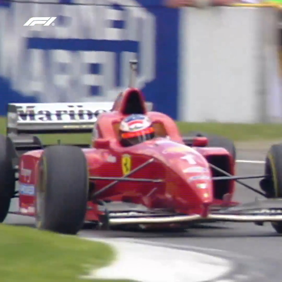 Michael's first pole in red ๐ฅน Ride onboard as Michael Schumacher takes his first ever pole position for Ferrari... before his suspension gives up just after the line! ๐ซจ #F1 #ImolaGP