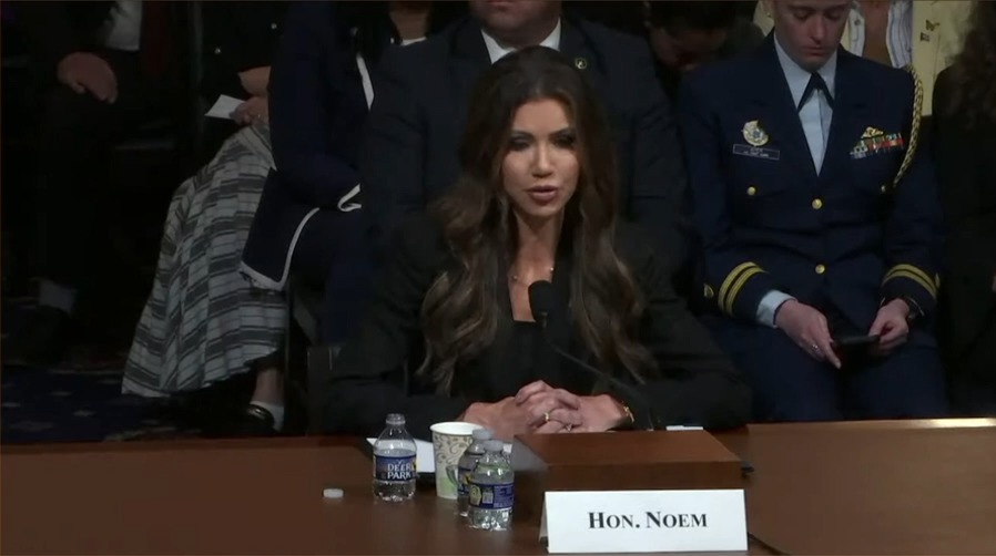 Kristi Noem: You're fighting for terrorists Audience: *Groans* Rep. Goldman: I'm fighting for due process. That's under the Constitution, and you should fight for due process too.