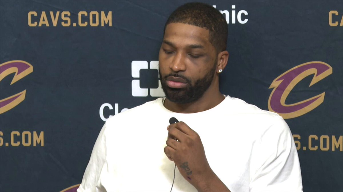 Asked #Cavs Tristan Thompson how getting so close to their goals can elevate this team's level of hunger moving forward. "You got to starve before you eat...We got some hungry motherfuckers so I know they're going to do whatever they can this summer to get themselves right."