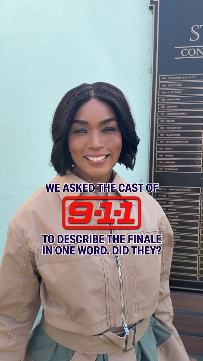 Finale so thrilling, we needed way more than one word to describe it. See you tomorrow, team. #911onABC