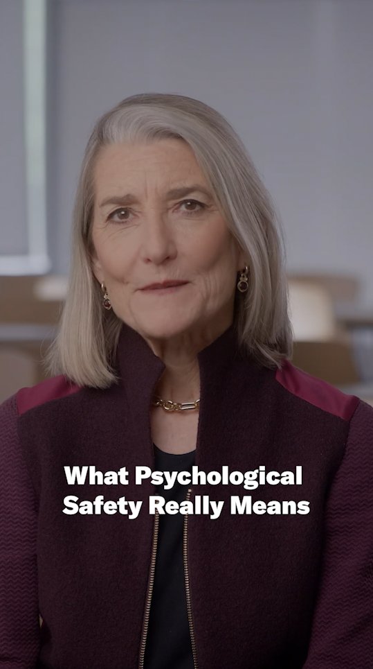 What is psychological safety—and what is it not? Amy Edmondson breaks down one of the most misunderstood ideas in leadership. Read the full article here: