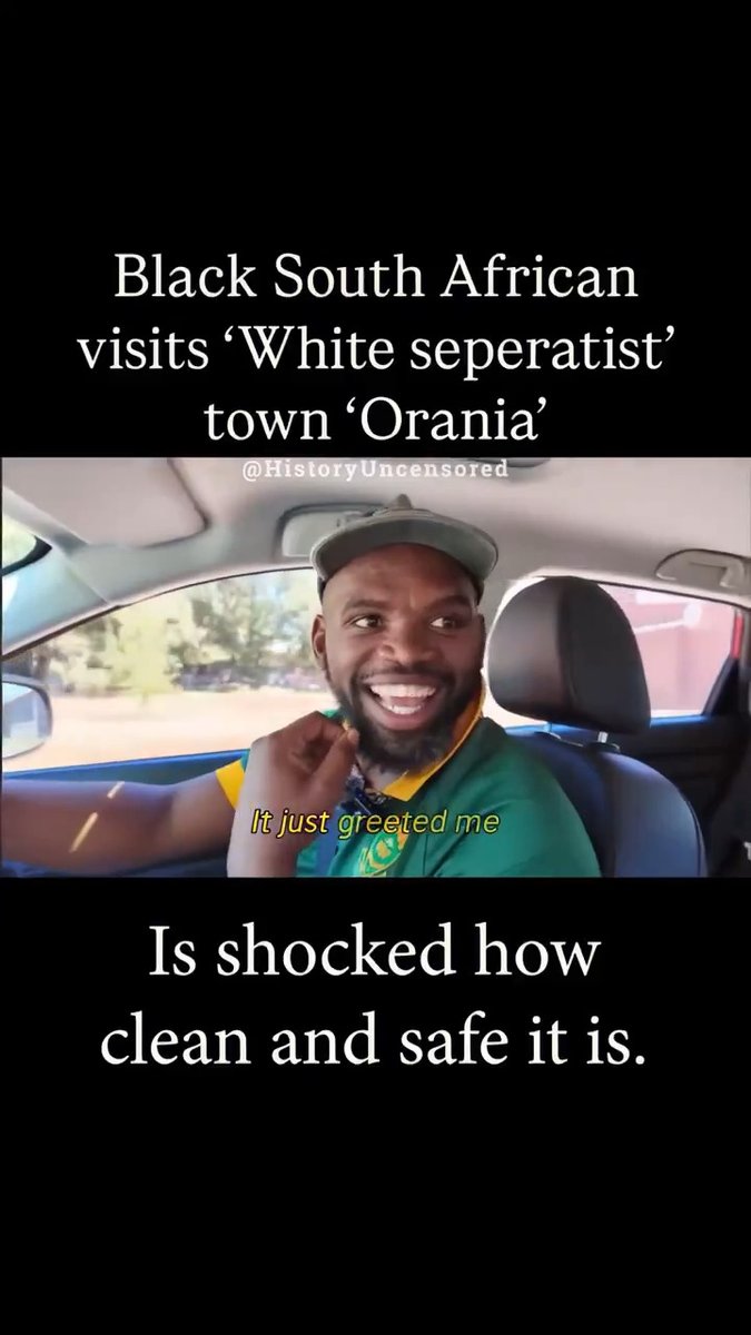 🇿🇦 Black African visits White town of Orania in South Africa